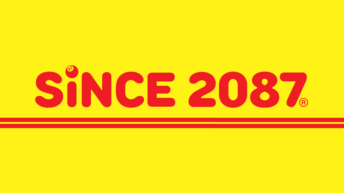 3. since2087 "FASTFOOD" [YELLOW Box Logo]