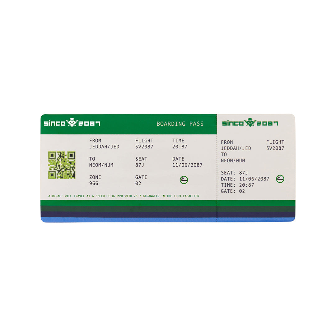 I7. [STICKER] “AIR 2087” box logo - ticket