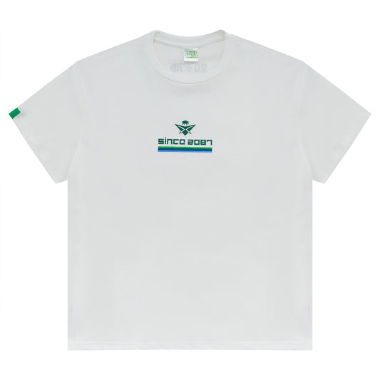F6.2 [Sample 1 of 1] “AIR 2087” box logo t-shirt - white