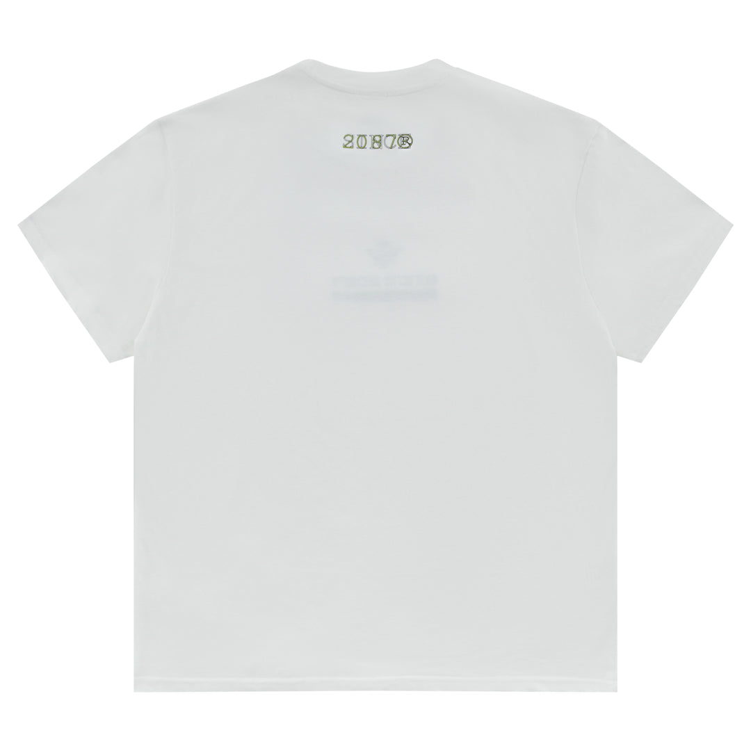 F6.2 [Sample 1 of 1] “AIR 2087” box logo t-shirt - white