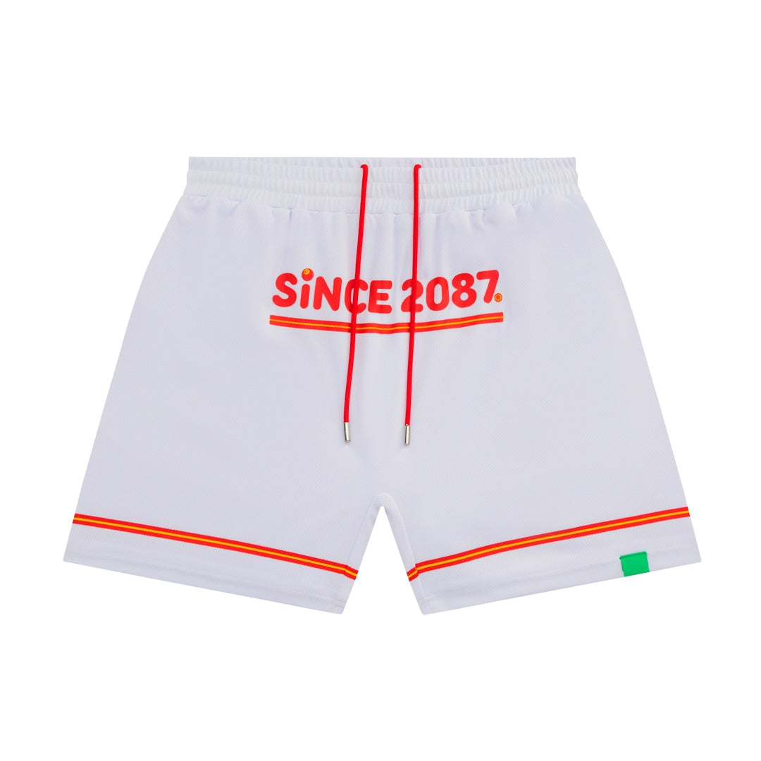 E3. [BASKETBALL SHORT] “FAST FOOD” - [white]